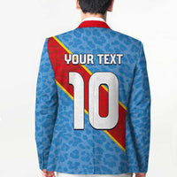 Custom DR Congo National Football Blazer Leopards Power - Wonder Print Shop