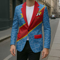 Custom DR Congo National Football Blazer Leopards Power - Wonder Print Shop