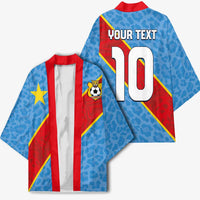 Custom DR Congo National Football Kimono Leopards Power - Wonder Print Shop