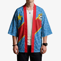 Custom DR Congo National Football Kimono Leopards Power - Wonder Print Shop
