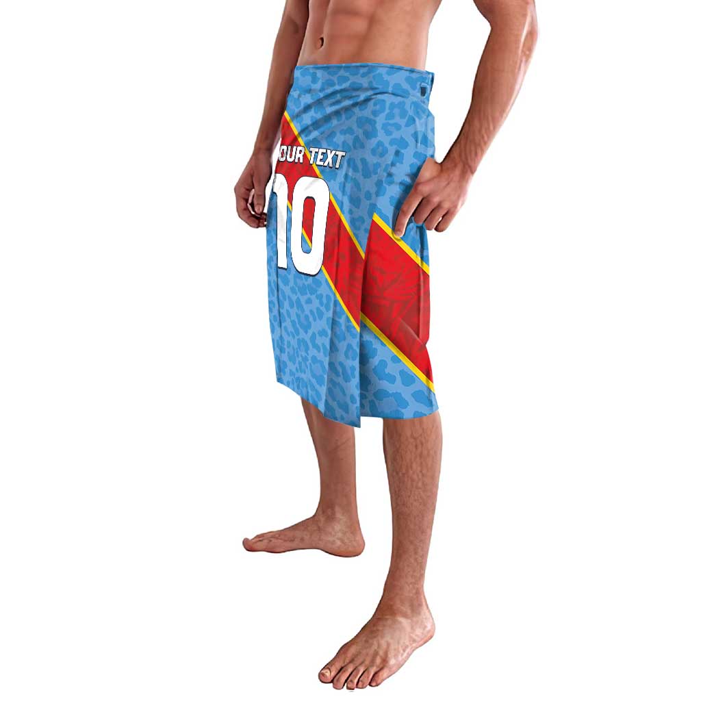 Custom DR Congo National Football Lavalava Leopards Power - Wonder Print Shop