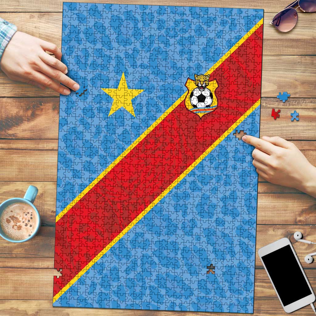 DR Congo National Football Puzzle Leopards Power - Wonder Print Shop