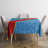 DR Congo National Football Tablecloth Leopards Power - Wonder Print Shop