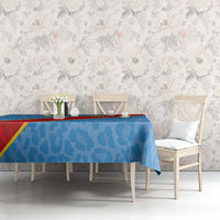 DR Congo National Football Tablecloth Leopards Power - Wonder Print Shop