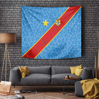 DR Congo National Football Tapestry Leopards Power - Wonder Print Shop
