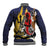 Barbados Jazz Festival - Abstract Jazz Art Baseball Jacket - Wonder Print Shop