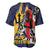 Barbados Jazz Festival - Abstract Jazz Art Baseball Jersey - Wonder Print Shop