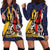 Barbados Jazz Festival - Abstract Jazz Art Hoodie Dress - Wonder Print Shop