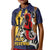 Barbados Jazz Festival - Abstract Jazz Art Kid Polo Shirt - Wonder Print Shop