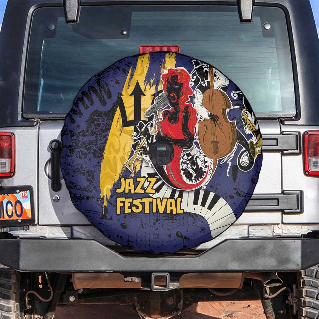 Barbados Jazz Festival - Abstract Jazz Art Spare Tire Cover - Wonder Print Shop