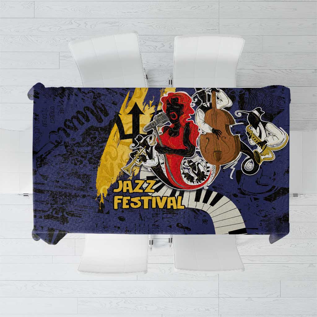 Barbados Jazz Festival - Abstract Jazz Art Tablecloth - Wonder Print Shop