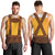 Traditional German Costume - Lederhosen Men Tank Top Oktoberfest Beer Head Funny Style