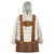 Traditional German Costume - Lederhosen Wearable Blanket Hoodie Old Vintage Bavarian Pattern