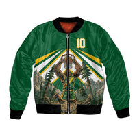Custom Bigfoot Dunk and Mountain Forests Bomber Jacket