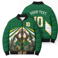 Custom Bigfoot Dunk and Mountain Forests Bomber Puffer Jacket