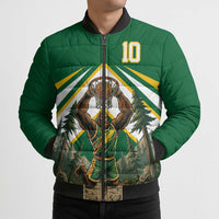 Custom Bigfoot Dunk and Mountain Forests Bomber Puffer Jacket