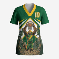 Custom Bigfoot Dunk and Mountain Forests Scrub Top