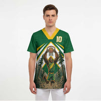 Custom Bigfoot Dunk and Mountain Forests Scrub Top