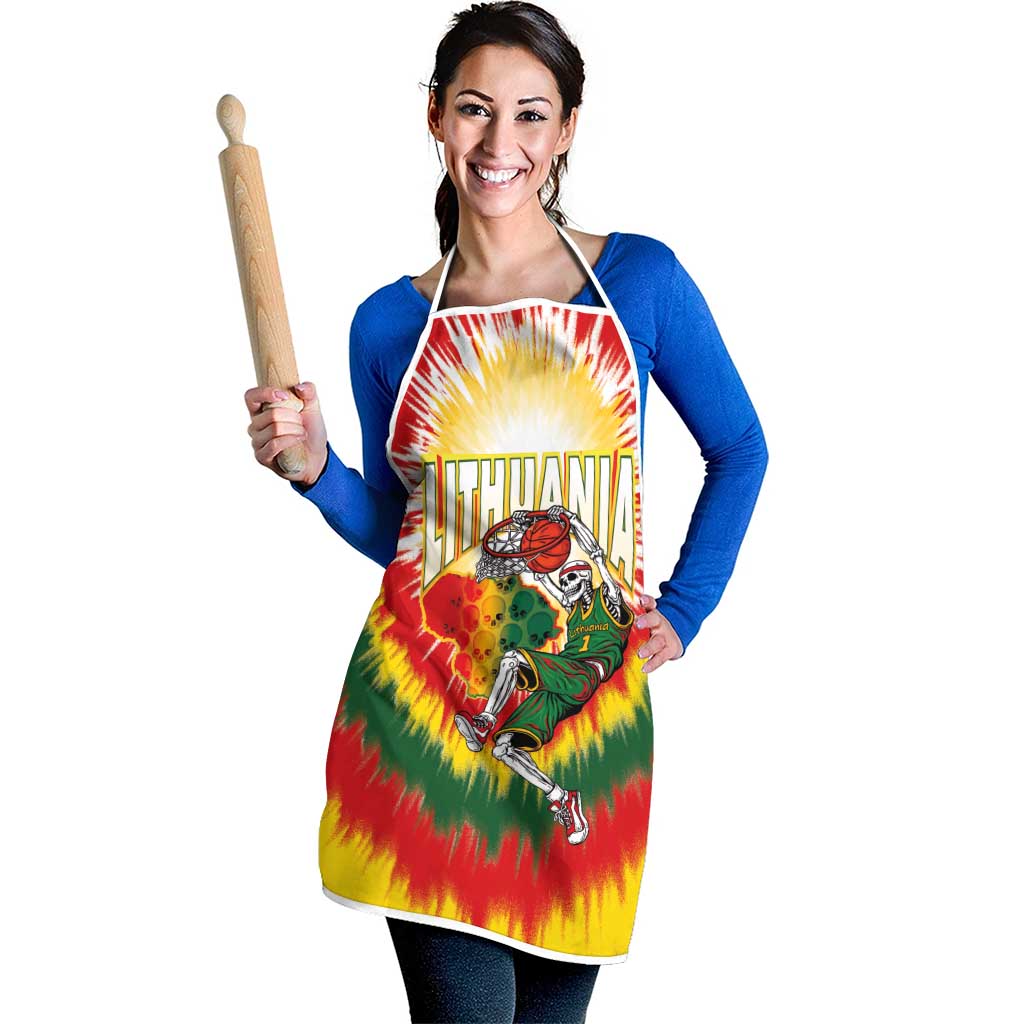 Lithuania-Skeleton Power Dunk Apron Tie Dye Style