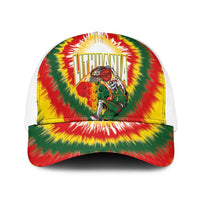 Lithuania-Skeleton Power Dunk Baseball Net Cap Tie Dye Style