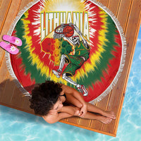 Lithuania-Skeleton Power Dunk Beach Blanket Tie Dye Style