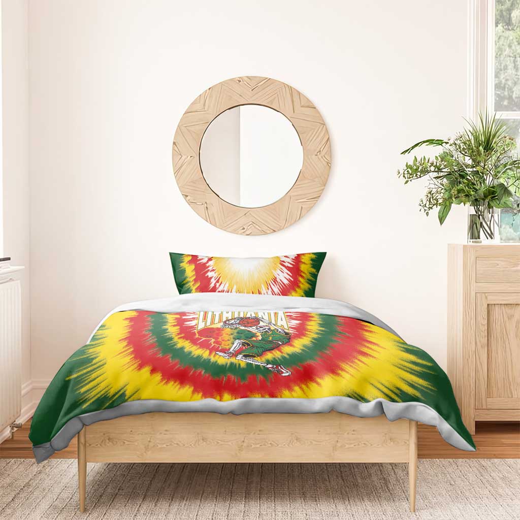 Lithuania-Skeleton Power Dunk Bedding Set Tie Dye Style