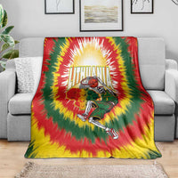 Lithuania-Skeleton Power Dunk Blanket Tie Dye Style
