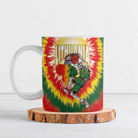 Custom Lithuania-Skeleton Power Dunk Ceramic Mug Tie Dye Style