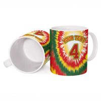 Custom Lithuania-Skeleton Power Dunk Ceramic Mug Tie Dye Style