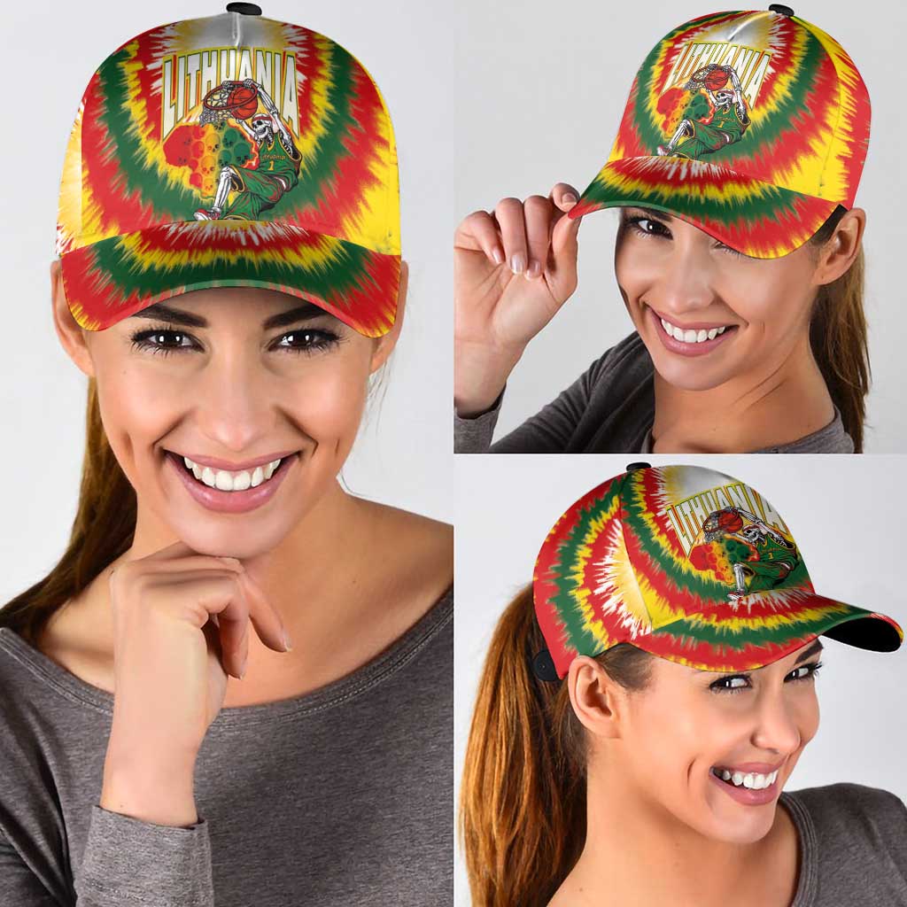 Lithuania-Skeleton Power Dunk Classic Cap Tie Dye Style