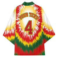 Custom Lithuania-Skeleton Power Dunk Kimono Tie Dye Style
