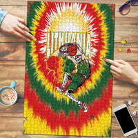 Lithuania-Skeleton Power Dunk Puzzle Tie Dye Style