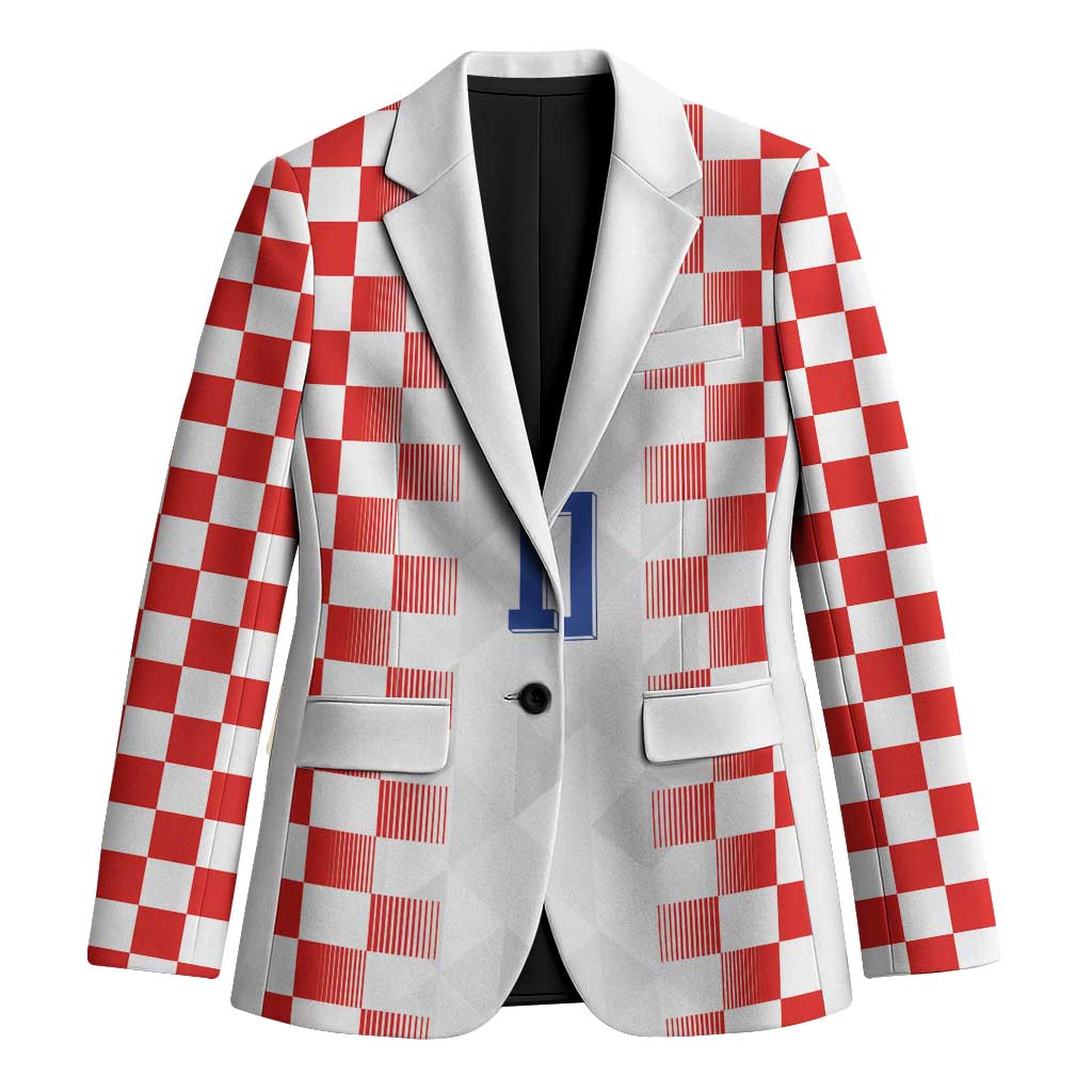 Custom Croatia Football Blazer Vatreni Glory 2026