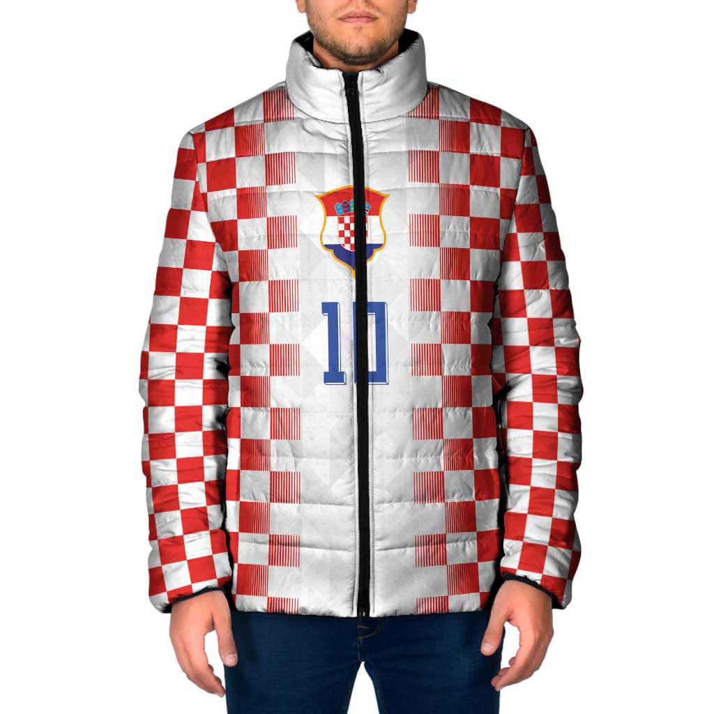 Custom Croatia Football Padded Jacket Vatreni Glory 2026