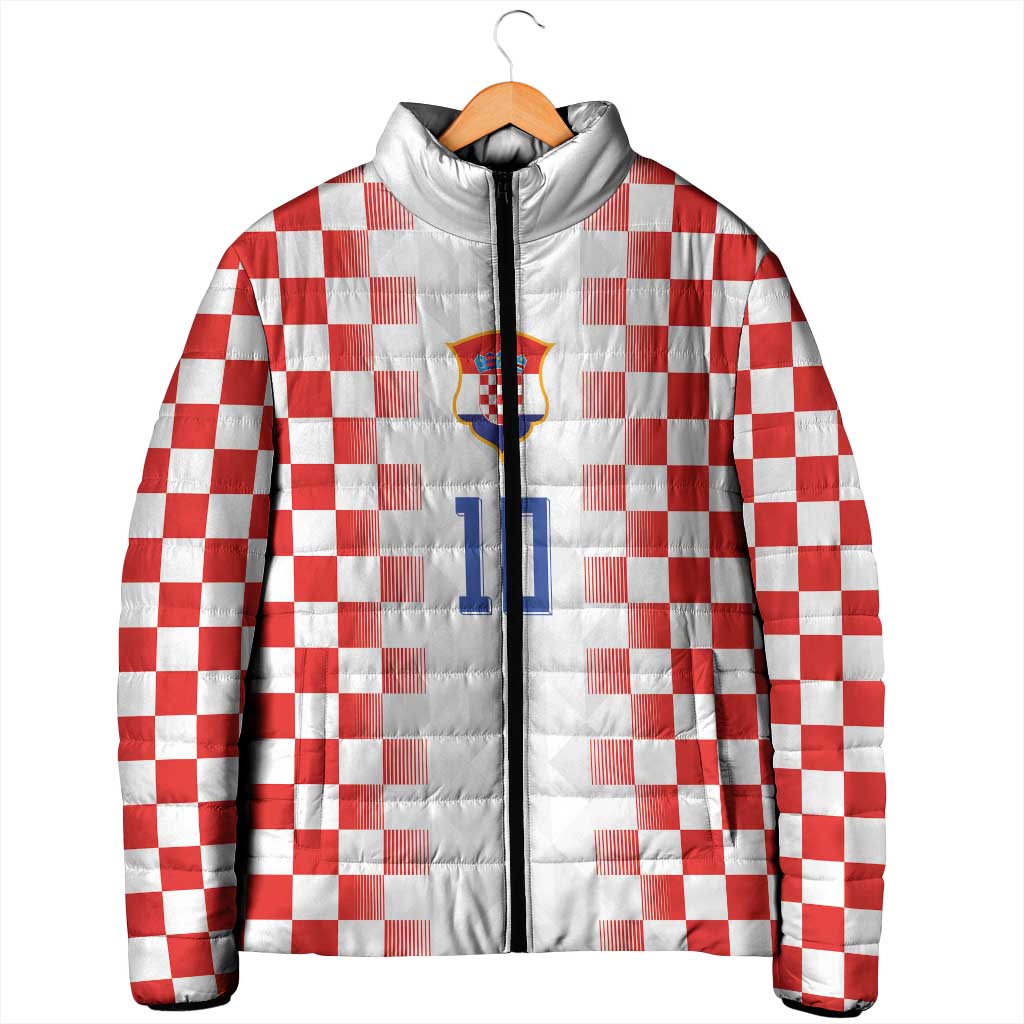 Custom Croatia Football Padded Jacket Vatreni Glory 2026