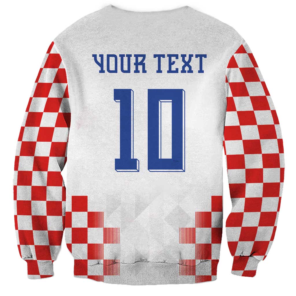 Custom Croatia Football Sweatshirt Vatreni Glory 2026