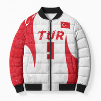 Custom Turkey Volleyball Bomber Puffer Jacket Sport Wings Style