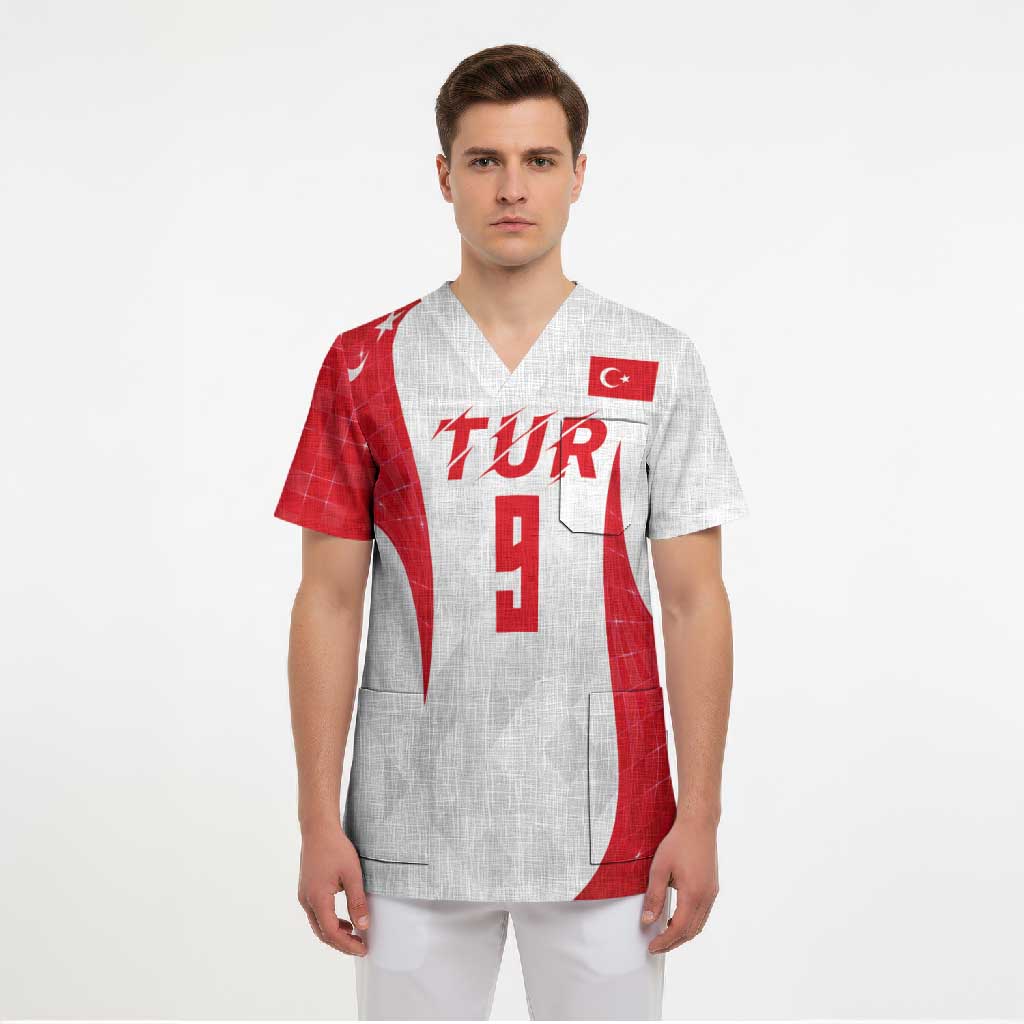 Custom Turkey Volleyball Scrub Top Sport Wings Style
