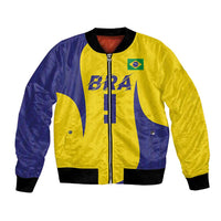 Custom Brazil Volleyball Bomber Jacket Sport Wings Style
