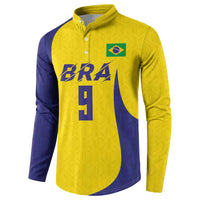 Custom Brazil Volleyball Button Sweatshirt Sport Wings Style