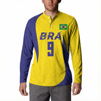 Custom Brazil Volleyball Button Sweatshirt Sport Wings Style