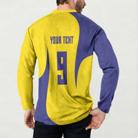 Custom Brazil Volleyball Button Sweatshirt Sport Wings Style