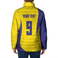 Custom Brazil Volleyball Padded Jacket Sport Wings Style