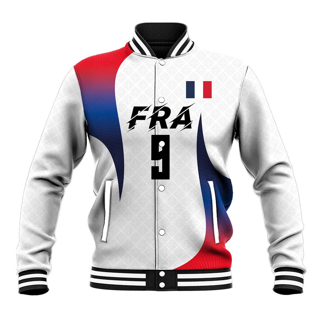 Custom France Volleyball Baseball Jacket Sport Wings Style
