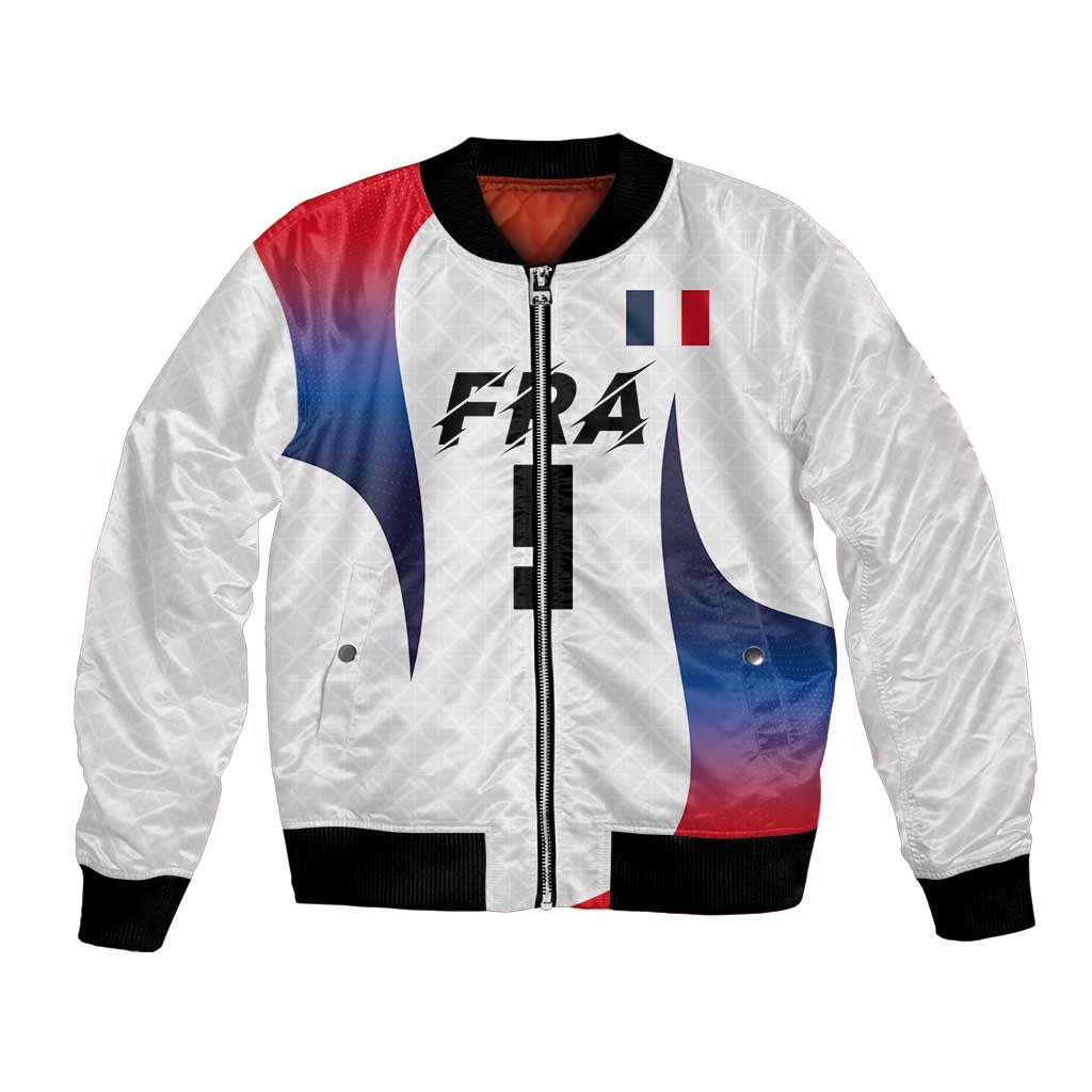 Custom France Volleyball Bomber Jacket Sport Wings Style