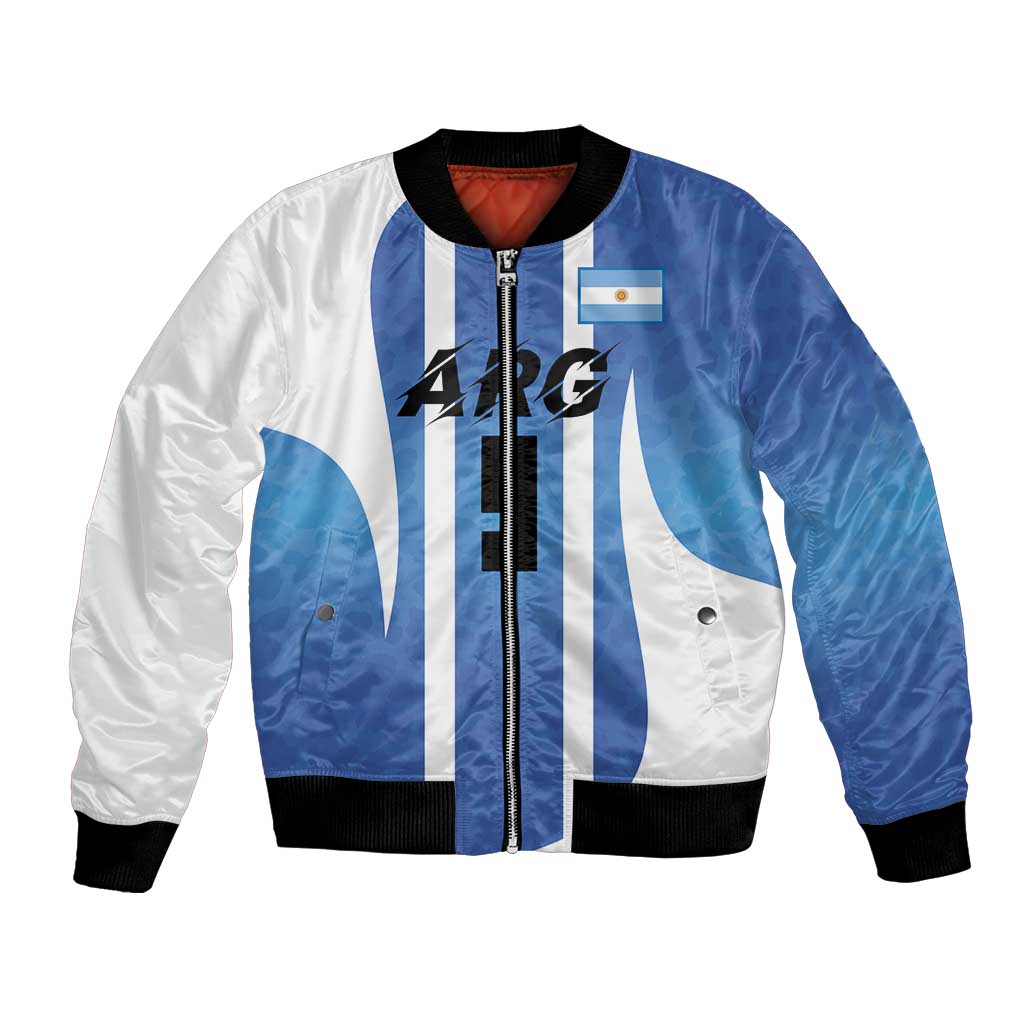 Custom Argentina Volleyball Bomber Jacket Sport Wings Style