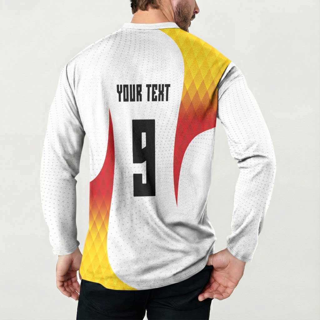 Custom Germany Volleyball Button Sweatshirt Sport Wings Style