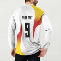 Custom Germany Volleyball Button Sweatshirt Sport Wings Style