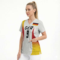 Custom Germany Volleyball Scrub Top Sport Wings Style