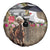 Kentucky Racing Horses Derby Hat Woman Spare Tire Cover Churchill Downs and Shoehorse Roses - Wonder Print Shop